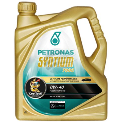 Petronas 0W-40 Syntium 7000 SN A3 B4 5 Litre (18385019)