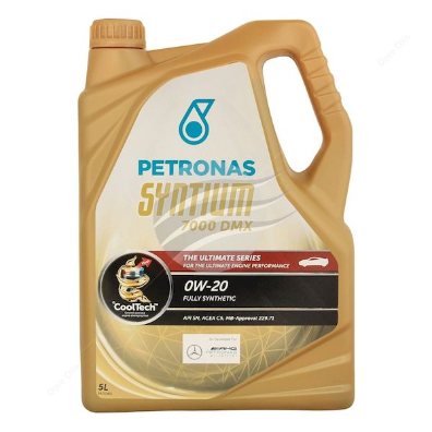 Petronas SYNTIUM 7000 DMX 0W-20 SN C5 5 Litre (70293M12EU)