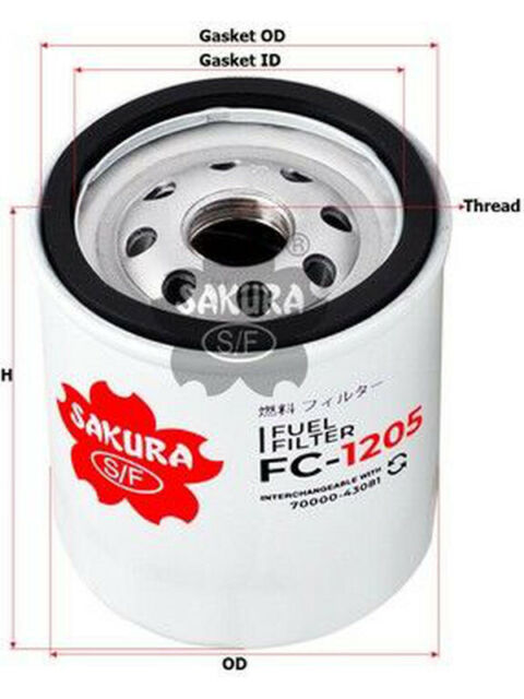 Sakura Fuel Filter (FC-1205)