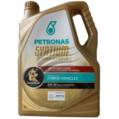 Petronas 0W-20 SYNTIUM 7000 SN+ SP HYBRID GF-5 DEXOS 1 GEN 2 5 Litre (70289M12EU)