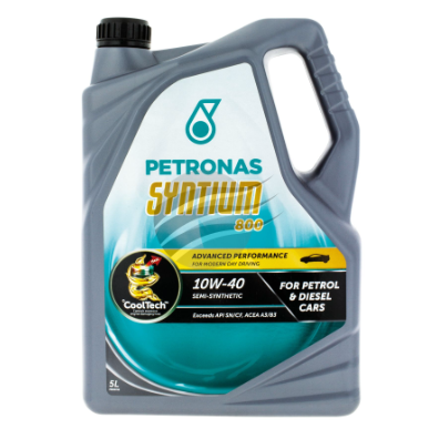 Petronas 10W-40 SYNTIUM 800 SN CF 5 Litre (72002760)