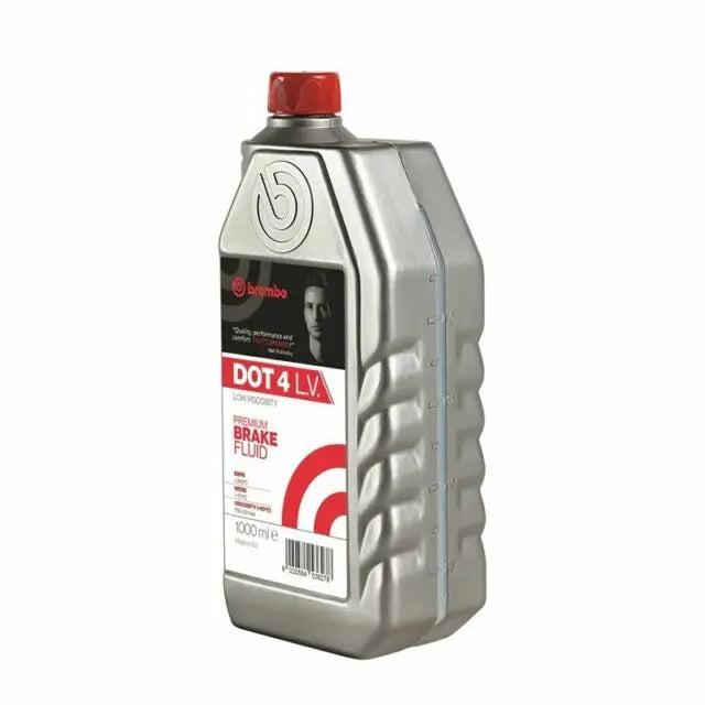 Brembo DOT 4 Premium Low Viscosity Brake Fluid 1L (L04210)
