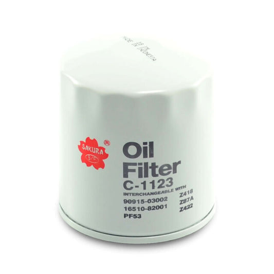 Sakura Oil Filter (C-1123) Ref: Z418A/Z87A/Z422