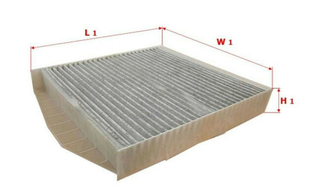 Sakura Carbon Activated Cabin Filter CAC-24080 (Ref: RCA279C)